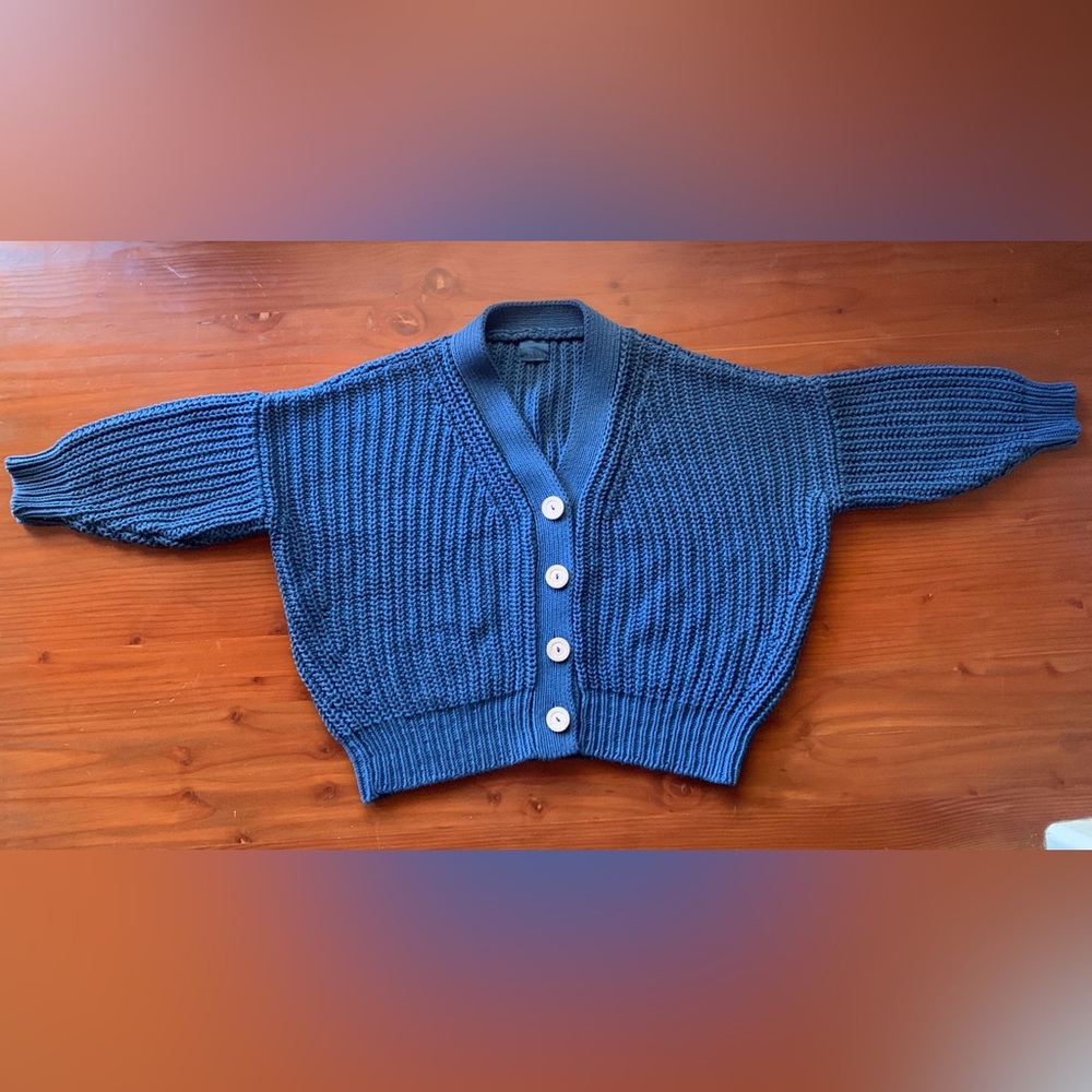 Baba Cardigan no. 18 - Deep Water - OS